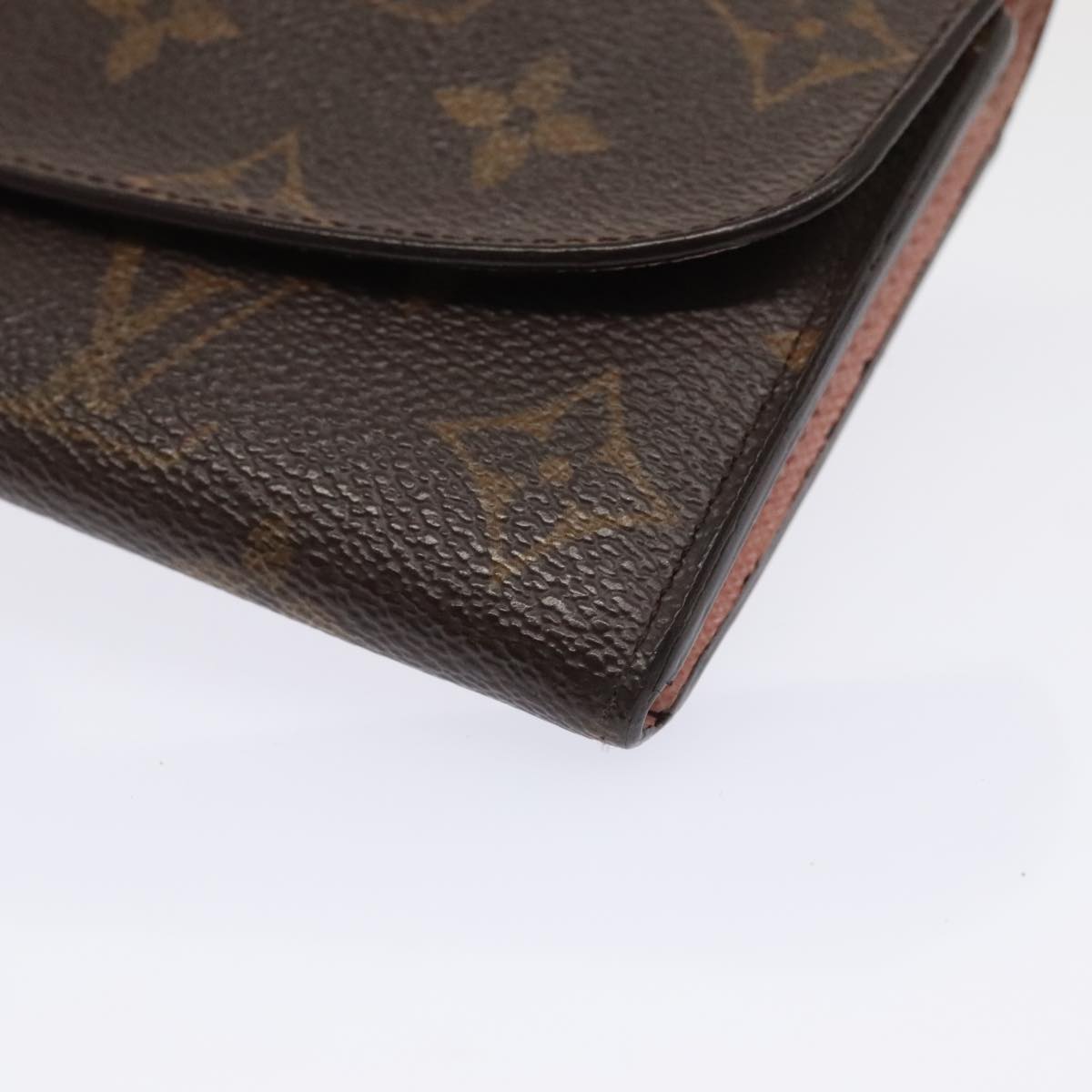 LOUIS VUITTON Monogram Porte Feuille Emily Rose Valerine M61289 LV Auth tb1220