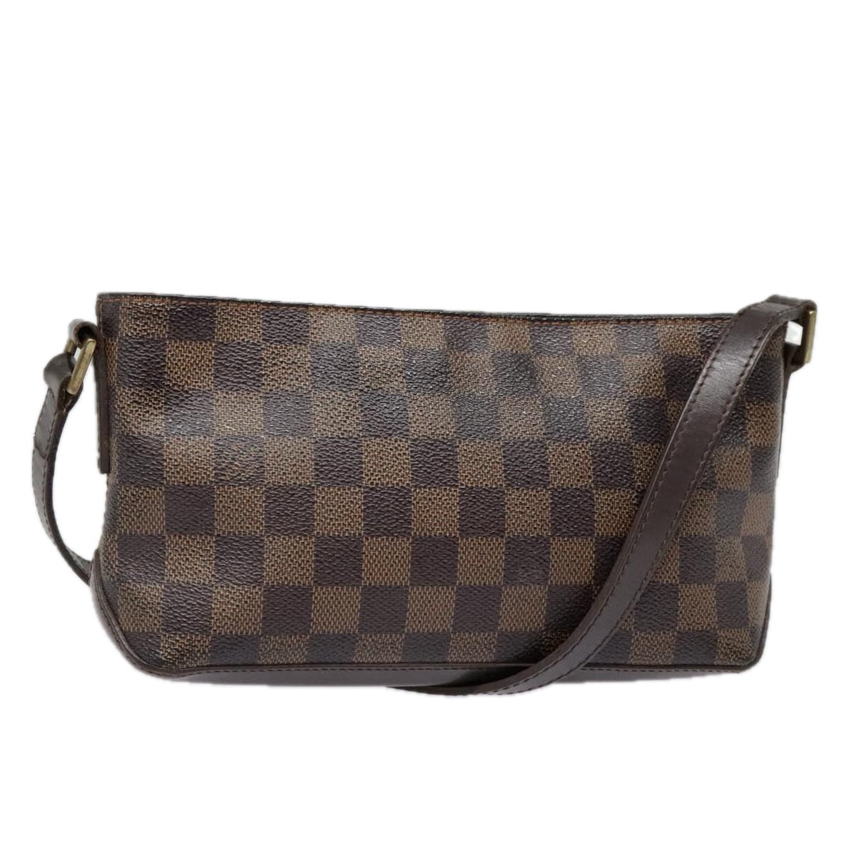 LOUIS VUITTON Damier Ebene Trotteur Shoulder Bag SPO M51240 LV Auth tb1226