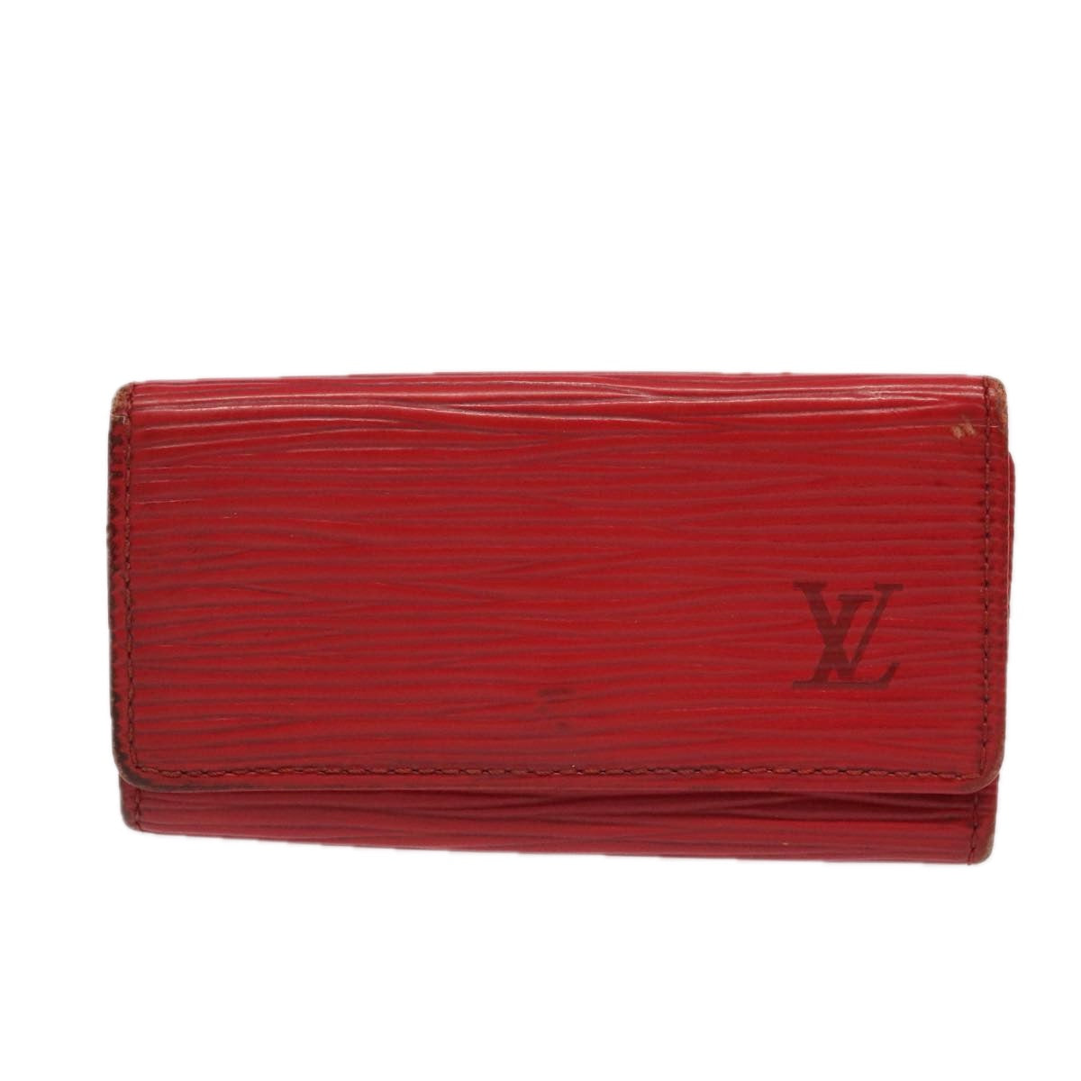 LOUIS VUITTON Monogram Epi iPhone Coin Key Cigarette Case 5Set Red Auth tb1235 - 0