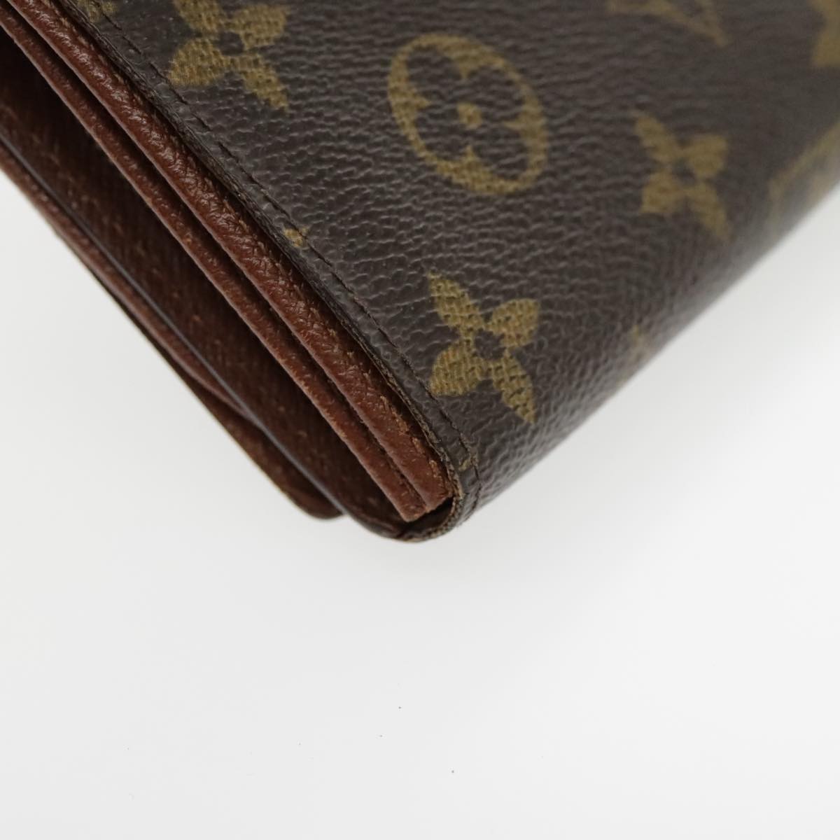 LOUIS VUITTON Monogram Portefeuille Tresol Wallet M61736 LV Auth tb1244