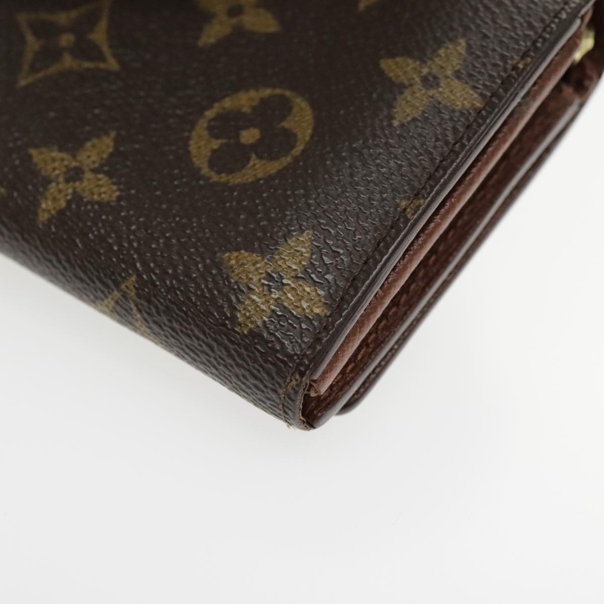 LOUIS VUITTON Monogram Portefeuille Tresol Wallet M61736 LV Auth tb1244