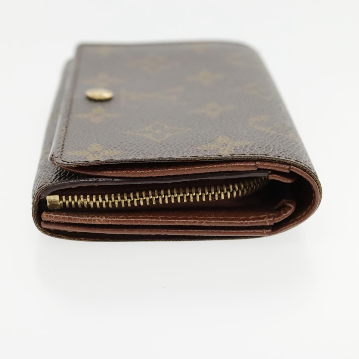 LOUIS VUITTON Monogram Portefeuille Tresol Wallet M61736 LV Auth tb1244