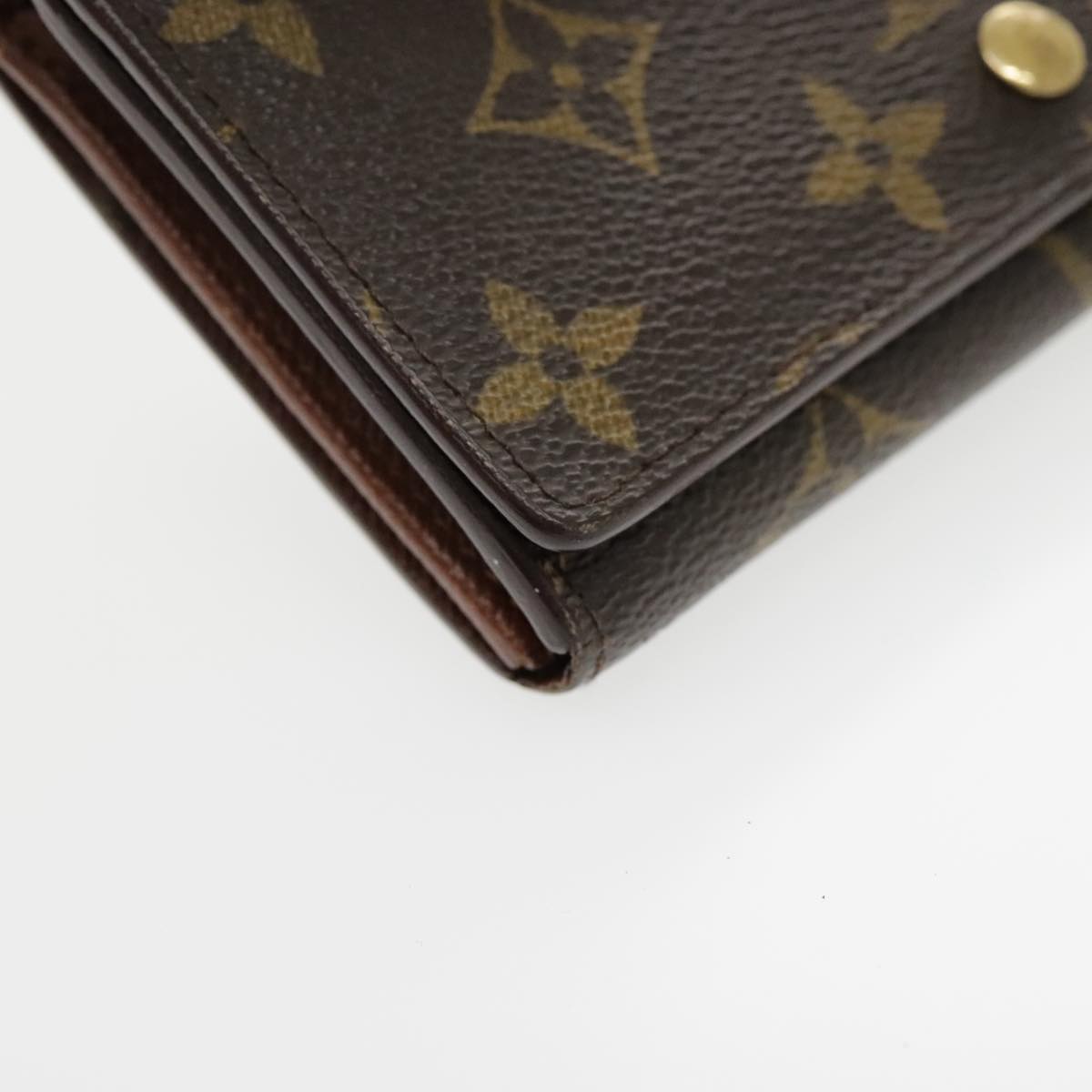 LOUIS VUITTON Monogram Portefeuille Tresol Wallet M61736 LV Auth tb1244