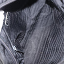 PRADA Shoulder Bag Nylon Black Silver Auth tb1252-10