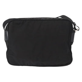 PRADA Shoulder Bag Nylon Black Silver Auth tb1252 - 0