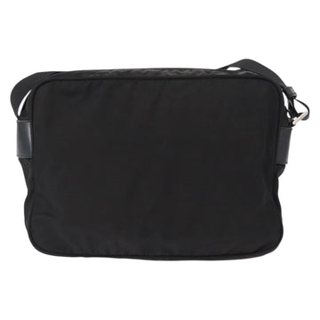 PRADA Shoulder Bag Nylon Black Silver Auth tb1252 - 0