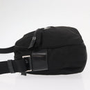 PRADA Shoulder Bag Nylon Black Silver Auth tb1252-4