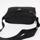 PRADA Shoulder Bag Nylon Black Silver Auth tb1252-6