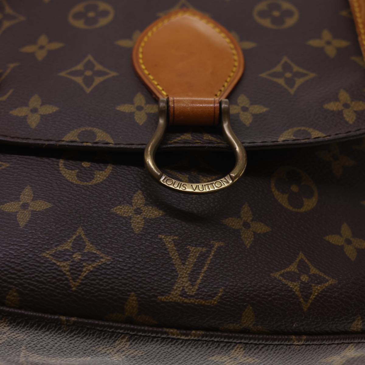 LOUIS VUITTON Monogram Saint Cloud GM Shoulder Bag M51242 LV Auth tb619