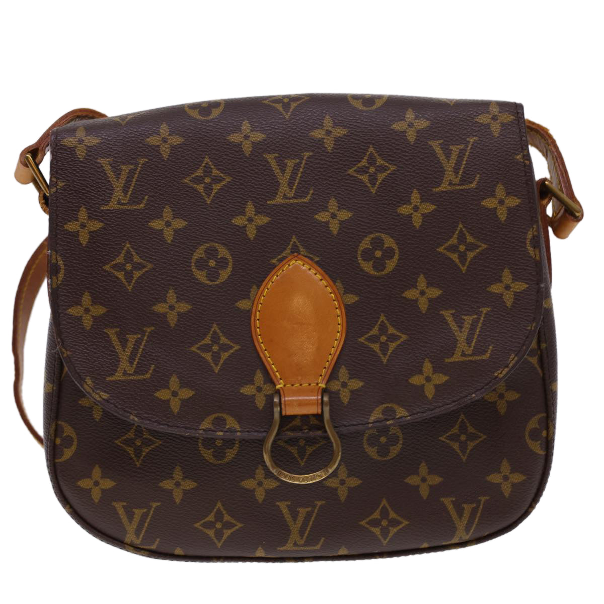 LOUIS VUITTON Monogram Saint Cloud GM Shoulder Bag M51242 LV Auth tb619