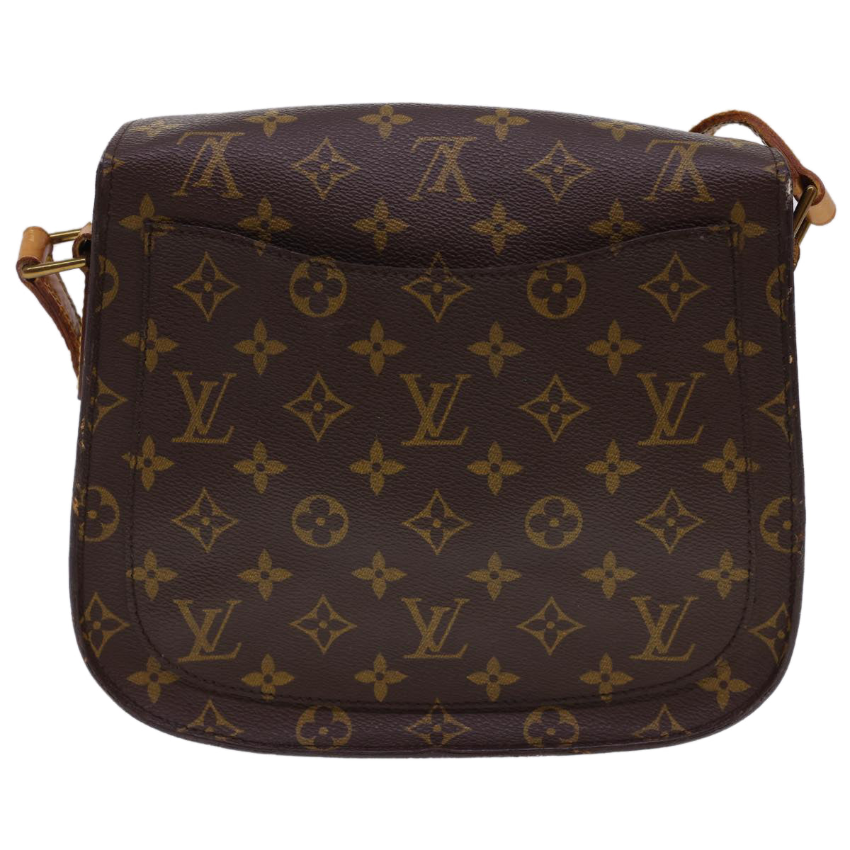 LOUIS VUITTON Monogram Saint Cloud GM Shoulder Bag M51242 LV Auth tb619