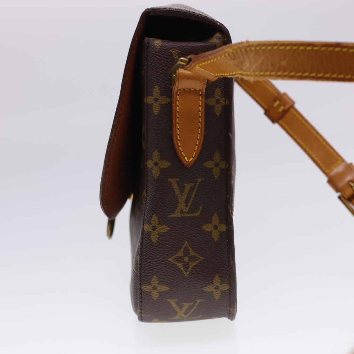 LOUIS VUITTON Monogram Saint Cloud GM Shoulder Bag M51242 LV Auth tb619