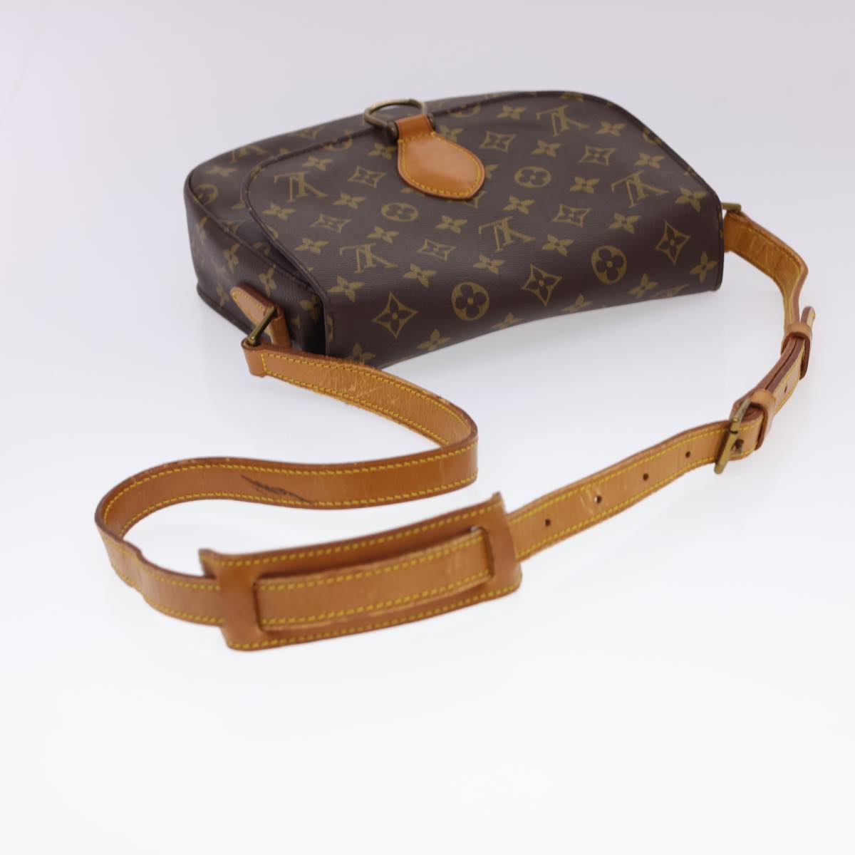 LOUIS VUITTON Monogram Saint Cloud GM Shoulder Bag M51242 LV Auth tb619