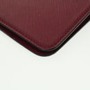 LOUIS VUITTON Epi iPhone X / XS Folio iPhone Case Fuchsia M64468 LV Auth tb655-7