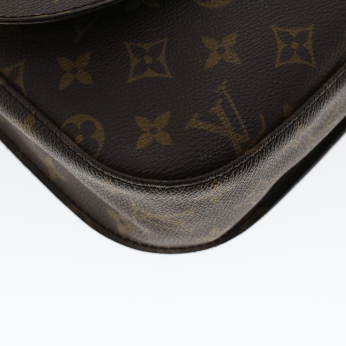 LOUIS VUITTON Monogram Saint Cloud GM Shoulder Bag M51242 LV Auth tb764