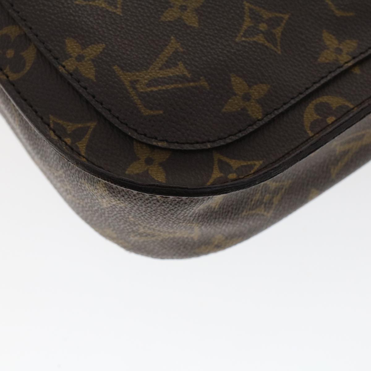 LOUIS VUITTON Monogram Saint Cloud GM Shoulder Bag M51242 LV Auth tb764