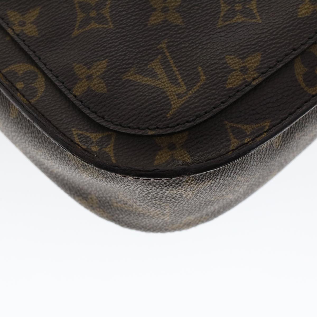 LOUIS VUITTON Monogram Saint Cloud GM Shoulder Bag M51242 LV Auth tb764