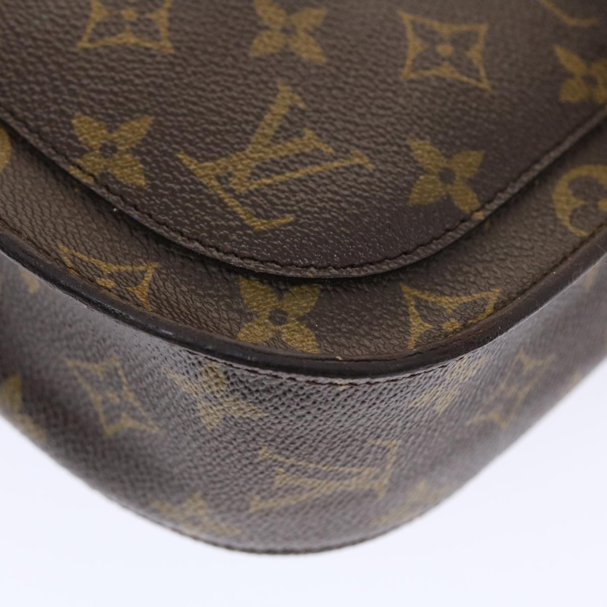 LOUIS VUITTON Monogram Saint Cloud GM Shoulder Bag M51242 LV Auth tb806