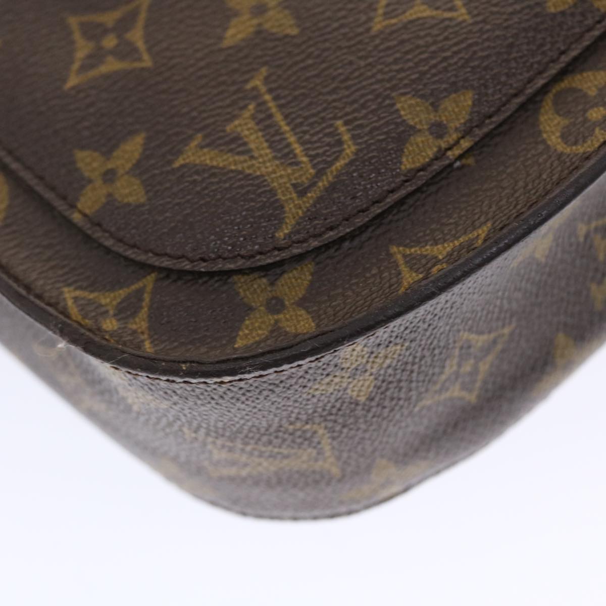 LOUIS VUITTON Monogram Saint Cloud GM Shoulder Bag M51242 LV Auth tb806