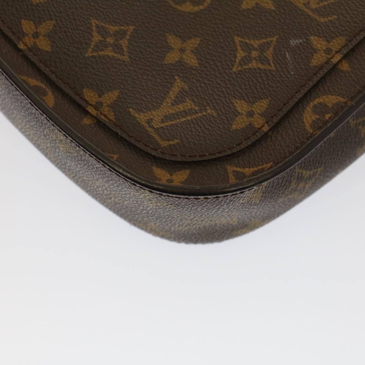 LOUIS VUITTON Monogram Saint Cloud GM Shoulder Bag M51242 LV Auth tb861