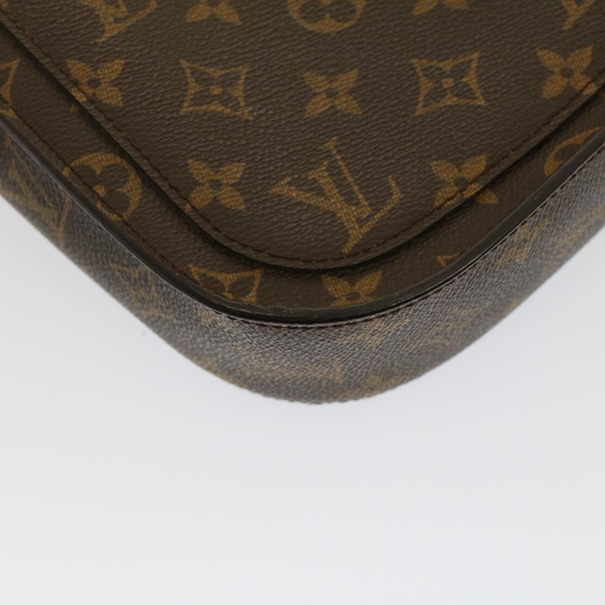 LOUIS VUITTON Monogram Saint Cloud GM Shoulder Bag M51242 LV Auth tb861