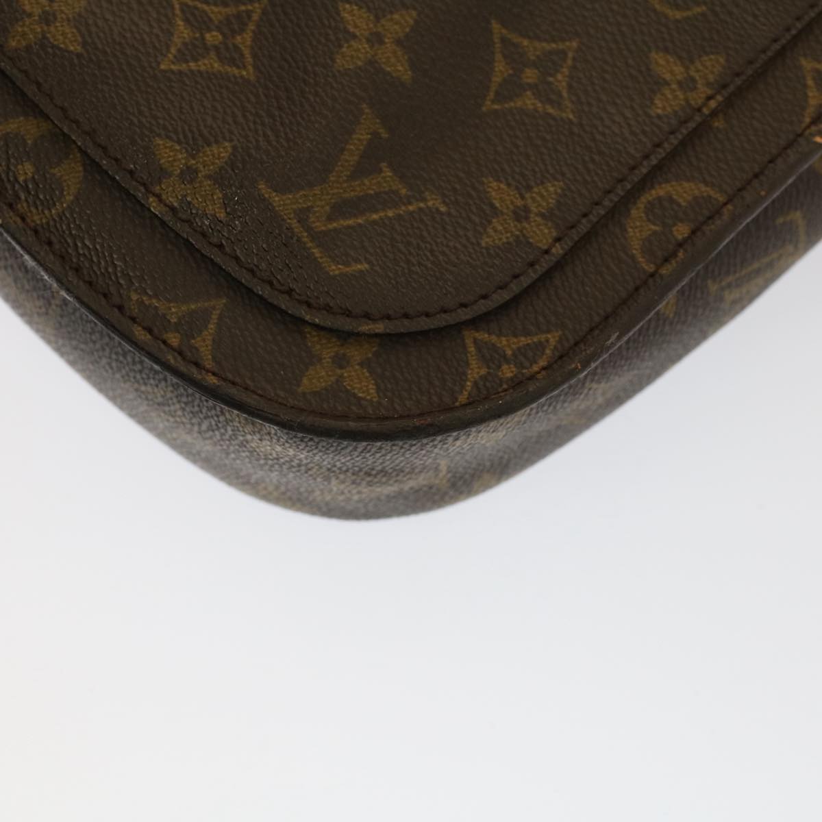 LOUIS VUITTON Monogram Saint Cloud GM Shoulder Bag M51242 LV Auth tb864