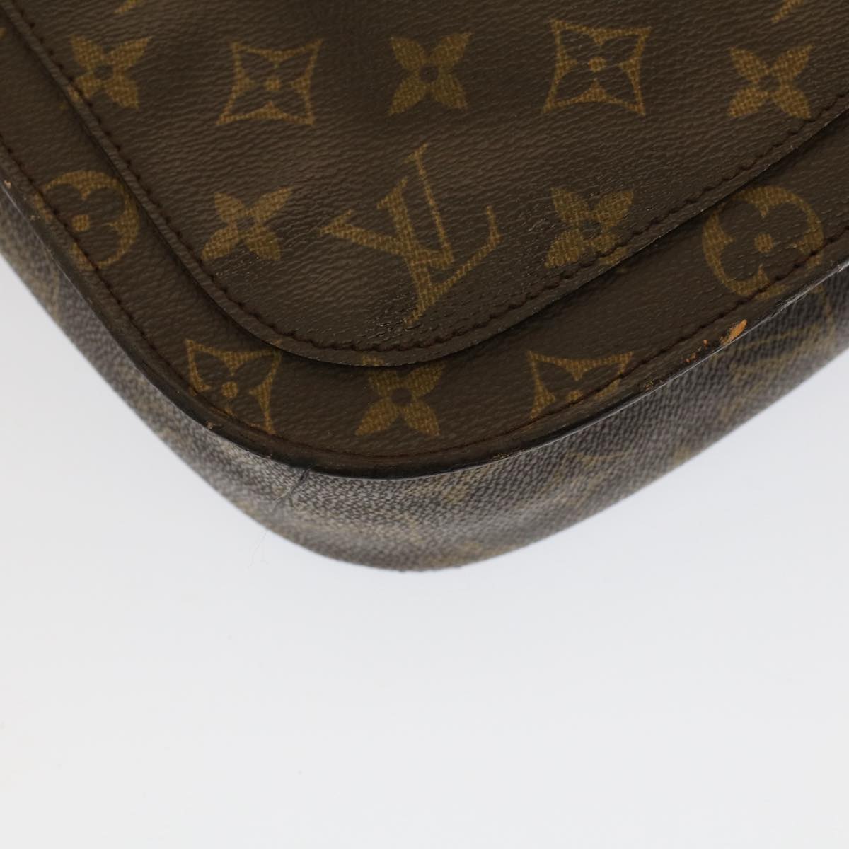 LOUIS VUITTON Monogram Saint Cloud GM Shoulder Bag M51242 LV Auth tb864