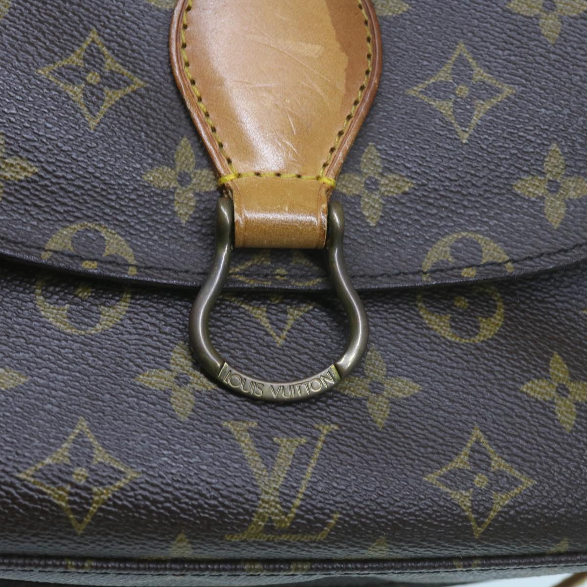 LOUIS VUITTON Monogram Saint Cloud GM Shoulder Bag M51242 LV Auth tb912