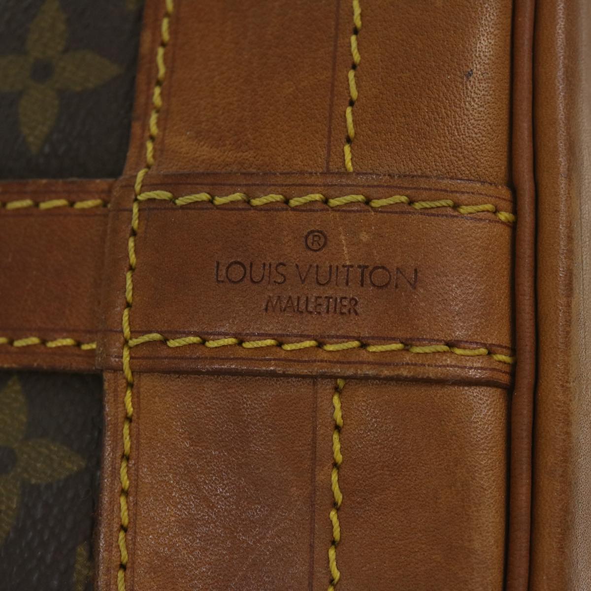 LOUIS VUITTON Monogram Noe Shoulder Bag M42224 LV Auth tb914