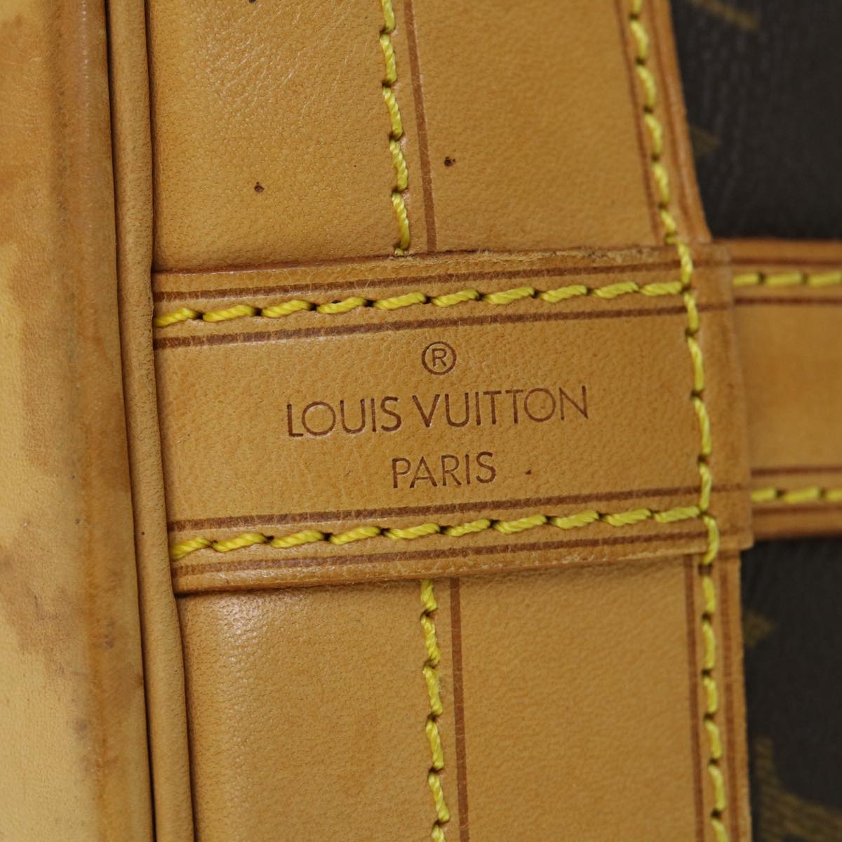 LOUIS VUITTON Monogram Noe Shoulder Bag M42224 LV Auth tb919