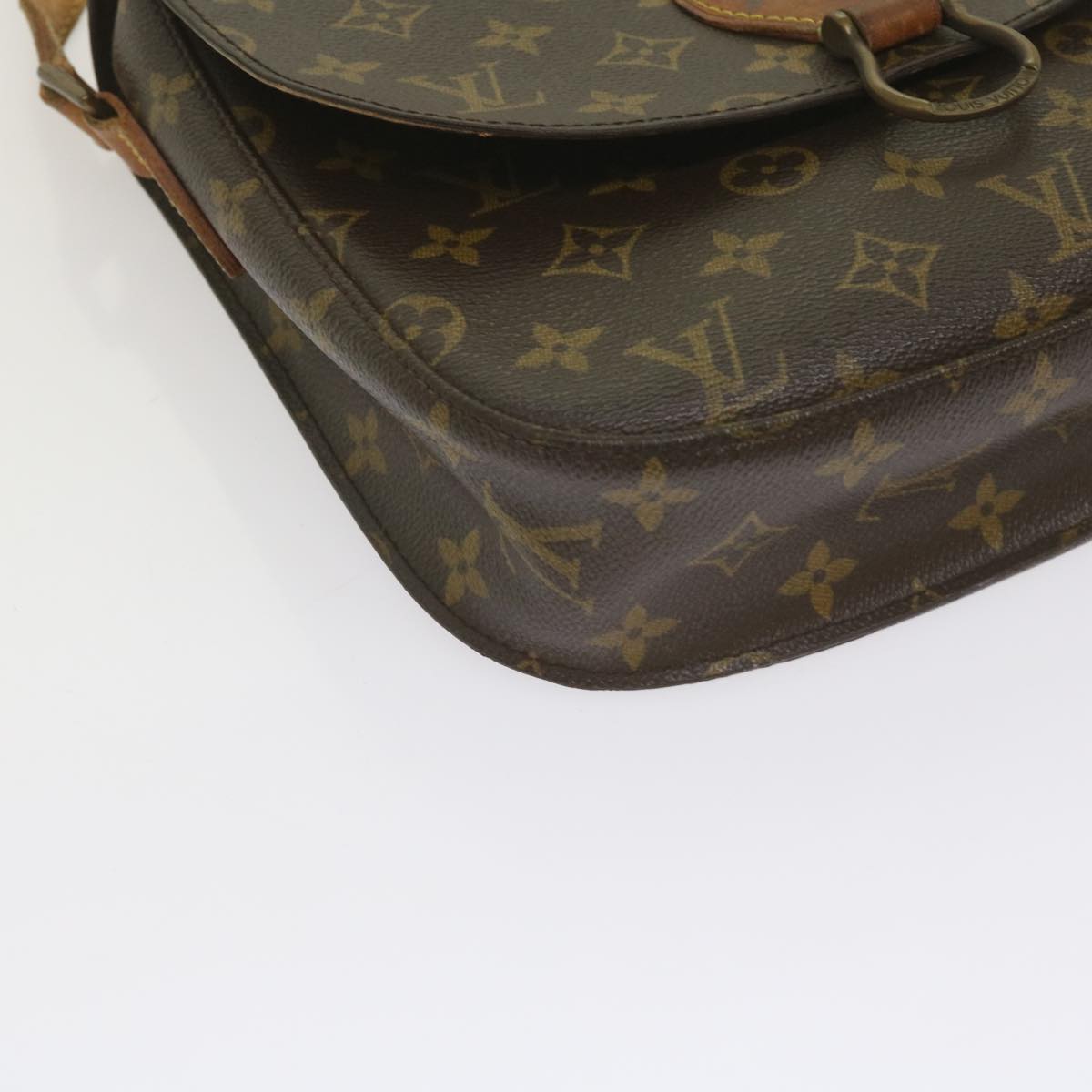 LOUIS VUITTON Monogram Saint Cloud GM Shoulder Bag M51242 LV Auth tb923