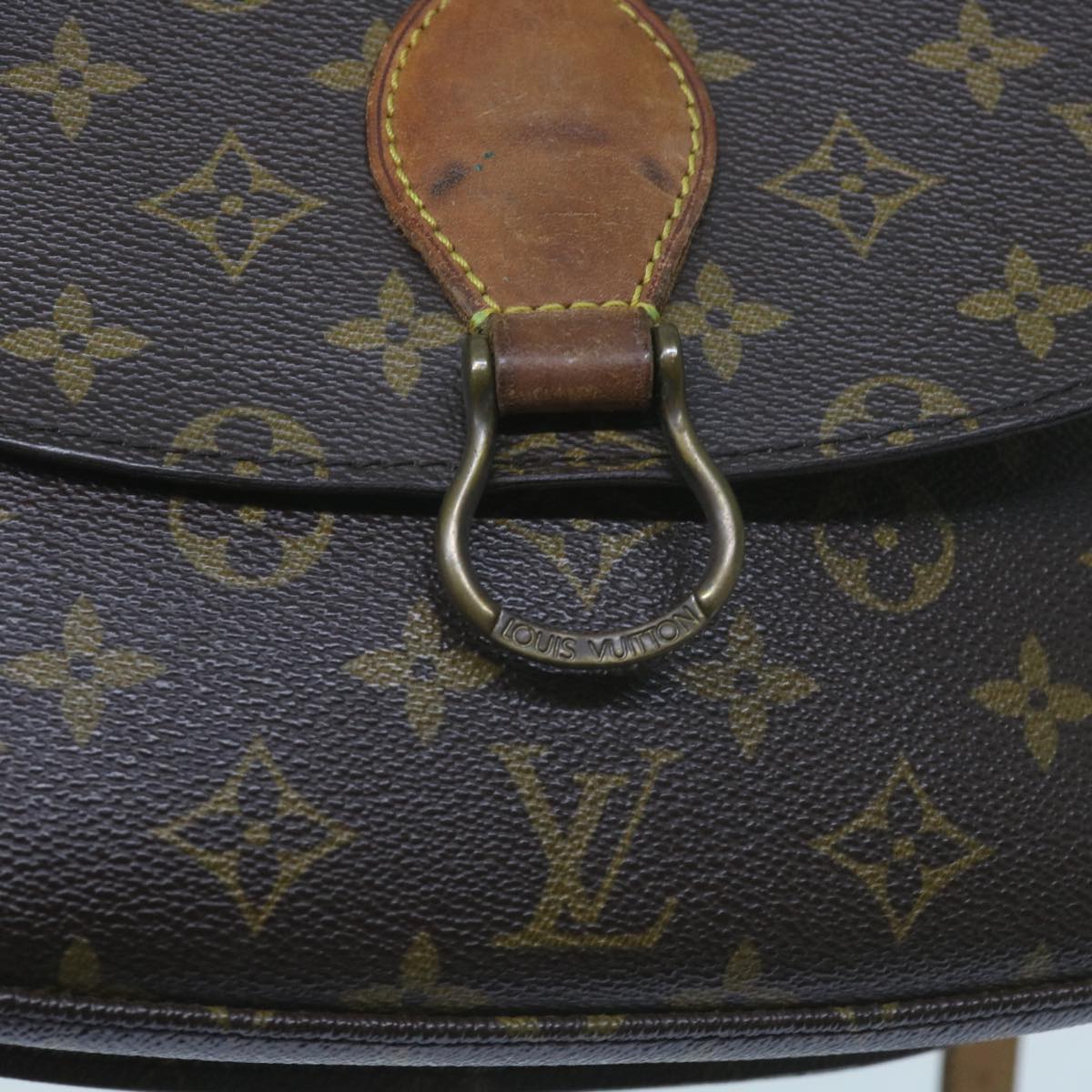 LOUIS VUITTON Monogram Saint Cloud GM Shoulder Bag M51242 LV Auth tb923