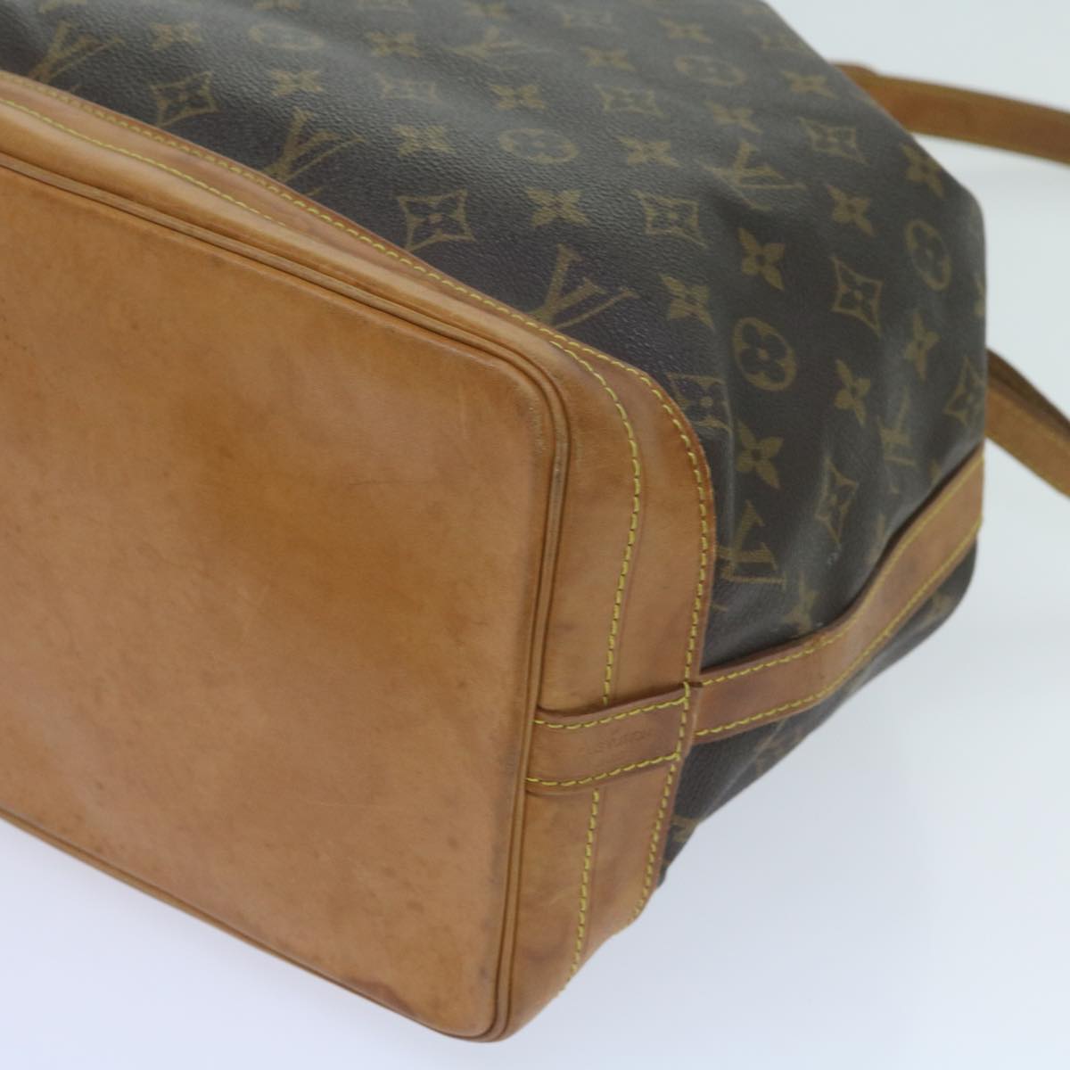 LOUIS VUITTON Monogram Noe Shoulder Bag M42224 LV Auth tb924