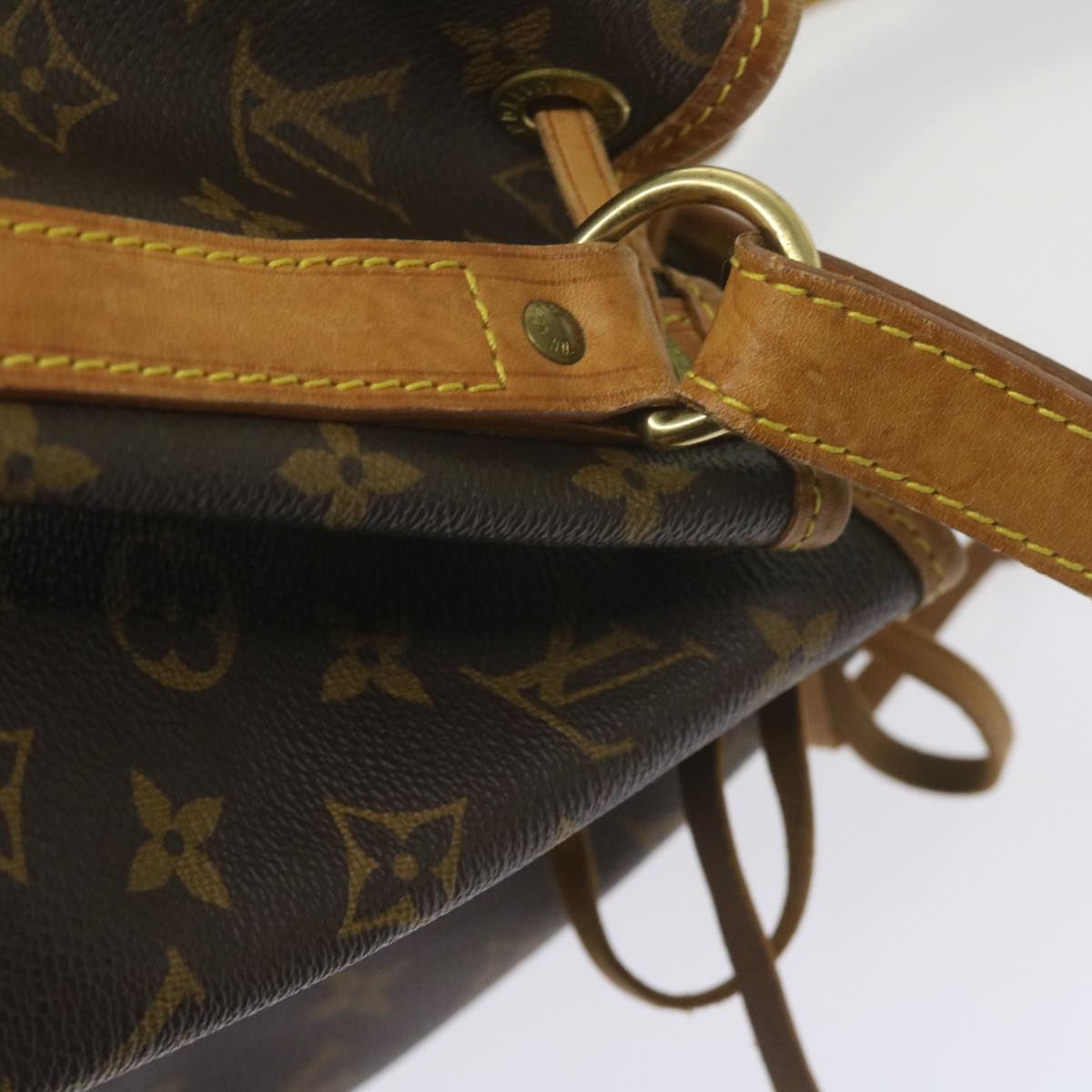 LOUIS VUITTON Monogram Noe Shoulder Bag M42224 LV Auth tb924