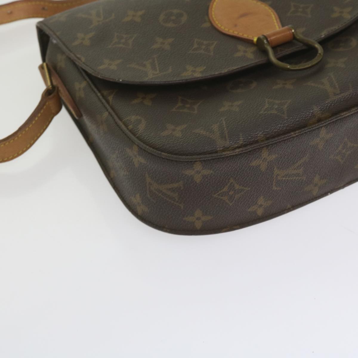 LOUIS VUITTON Monogram Saint Cloud GM Shoulder Bag M51242 LV Auth tb933