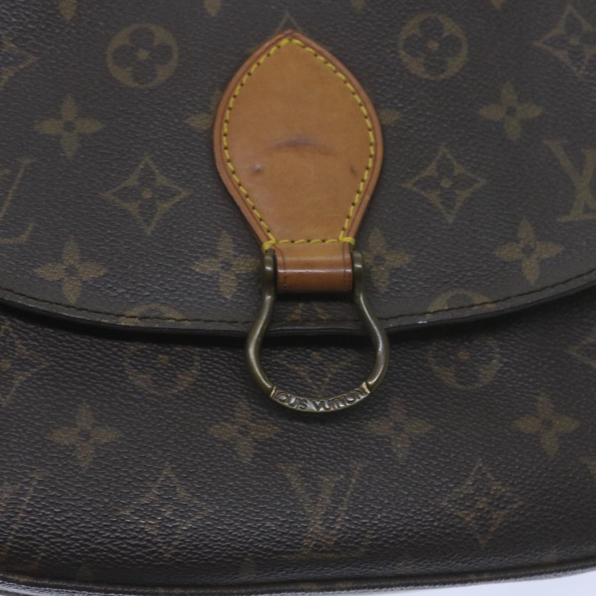 LOUIS VUITTON Monogram Saint Cloud GM Shoulder Bag M51242 LV Auth tb933