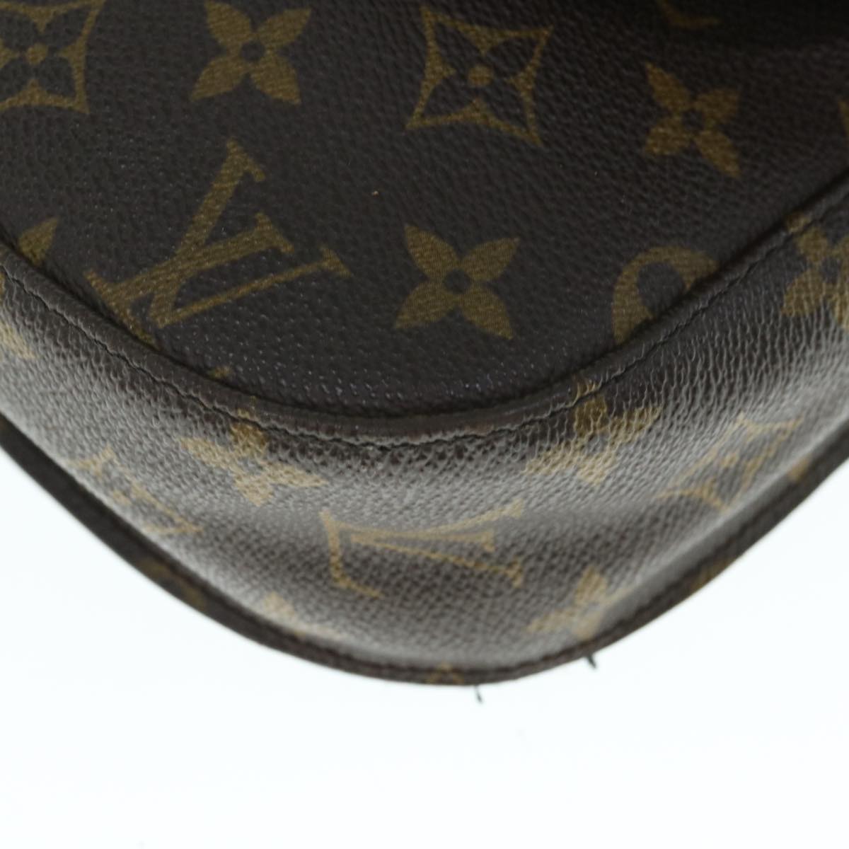 LOUIS VUITTON Monogram Saint Cloud GM Shoulder Bag M51242 LV Auth tb974