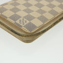 LOUIS VUITTON Damier Azur Zippy Wallet Long Wallet N60019 LV Auth th3255-17