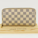 LOUIS VUITTON Damier Azur Zippy Wallet Long Wallet N60019 LV Auth th3255-12