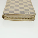 LOUIS VUITTON Damier Azur Zippy Wallet Long Wallet N60019 LV Auth th3255-3