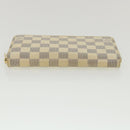LOUIS VUITTON Damier Azur Zippy Wallet Long Wallet N60019 LV Auth th3255-7