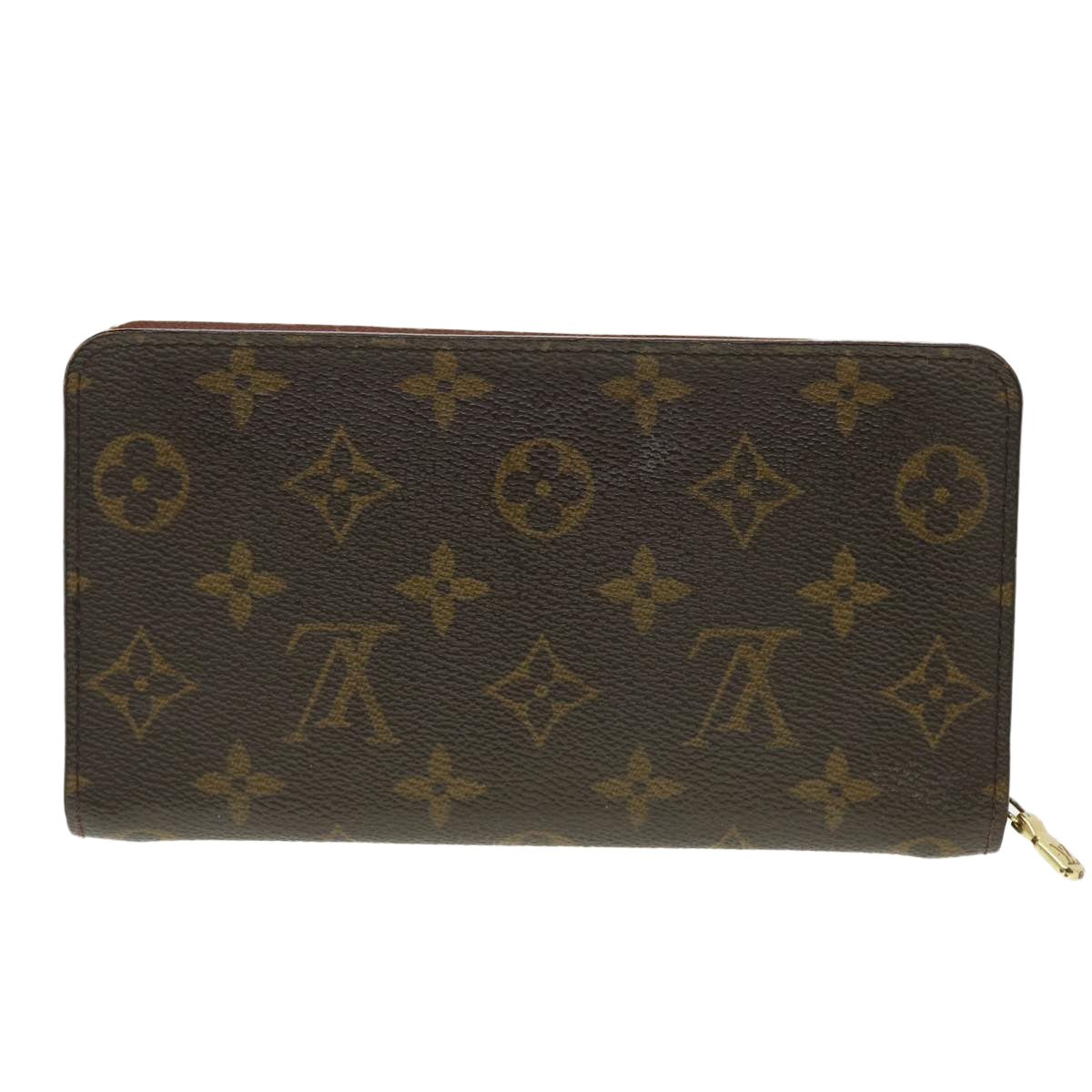 LOUIS VUITTON Monogram Porte Monnaie Zip Long Wallet M61727 LV Auth th3516 - 0