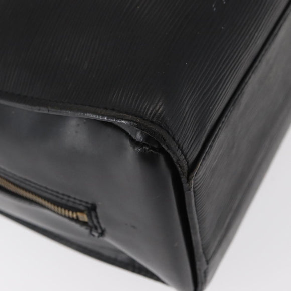 LOUIS VUITTON Epi Sorbonne Business Bag Black M54512 LV Auth th3744