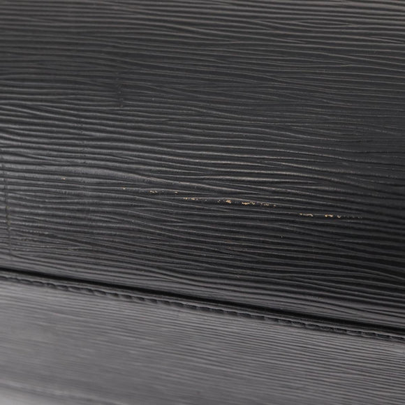 LOUIS VUITTON Epi Sorbonne Business Bag Black M54512 LV Auth th3744