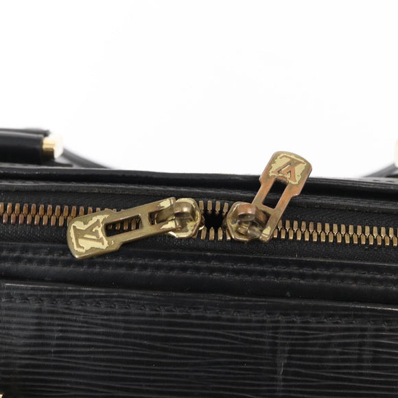 LOUIS VUITTON Epi Sorbonne Business Bag Black M54512 LV Auth th3744