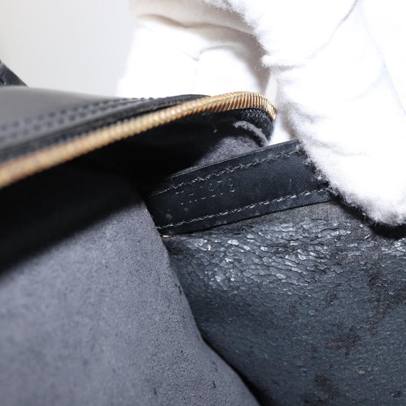 LOUIS VUITTON Epi Sorbonne Business Bag Black M54512 LV Auth th3744