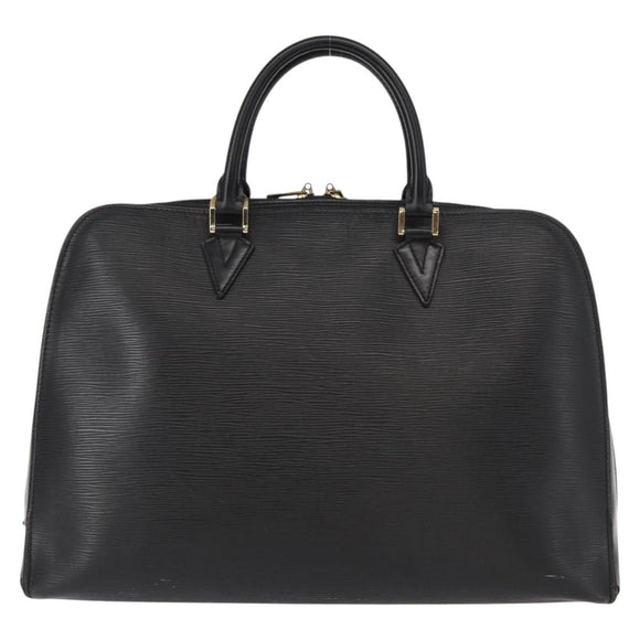 LOUIS VUITTON Epi Sorbonne Business Bag Black M54512 LV Auth th3744