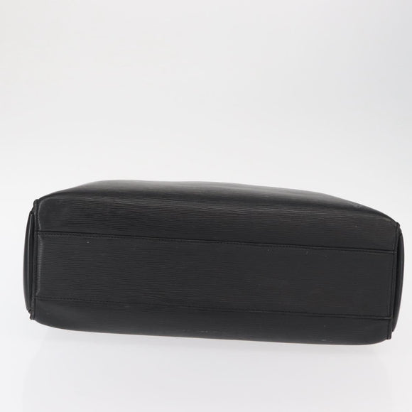LOUIS VUITTON Epi Sorbonne Business Bag Black M54512 LV Auth th3744