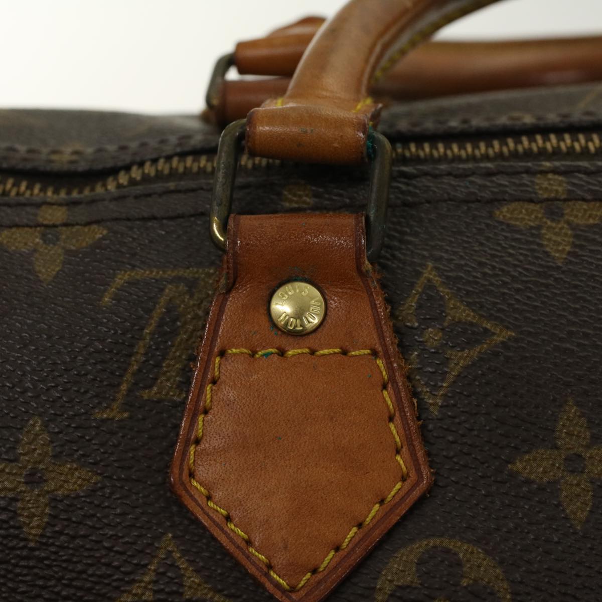 LOUIS VUITTON Monogram Speedy 40 Hand Bag M41522 LV Auth th3803