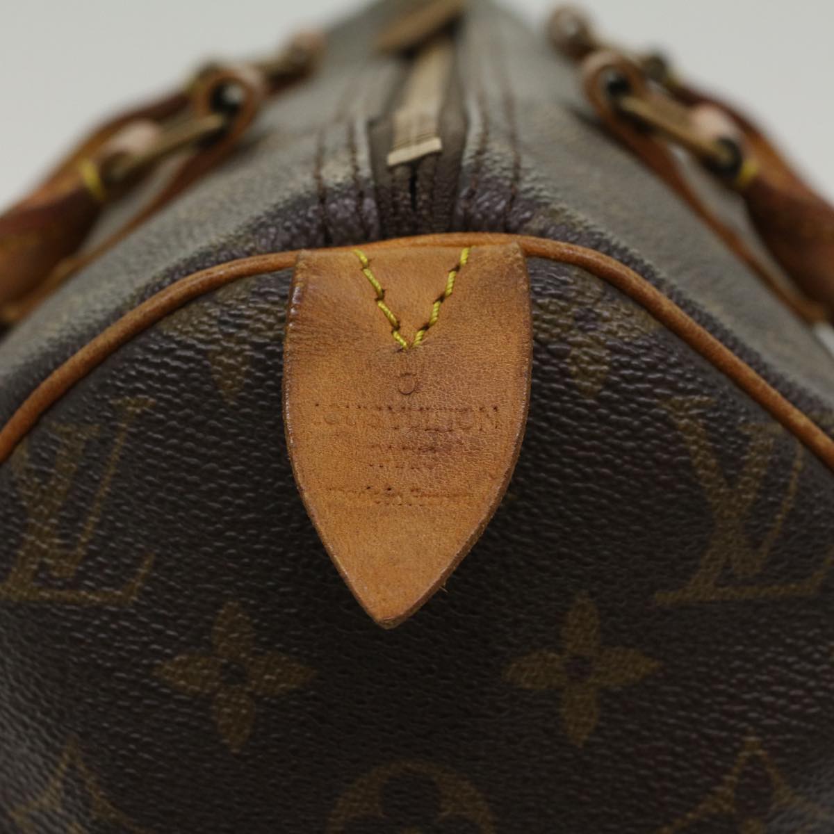 LOUIS VUITTON Monogram Speedy 30 Hand Bag M41526 LV Auth th3810